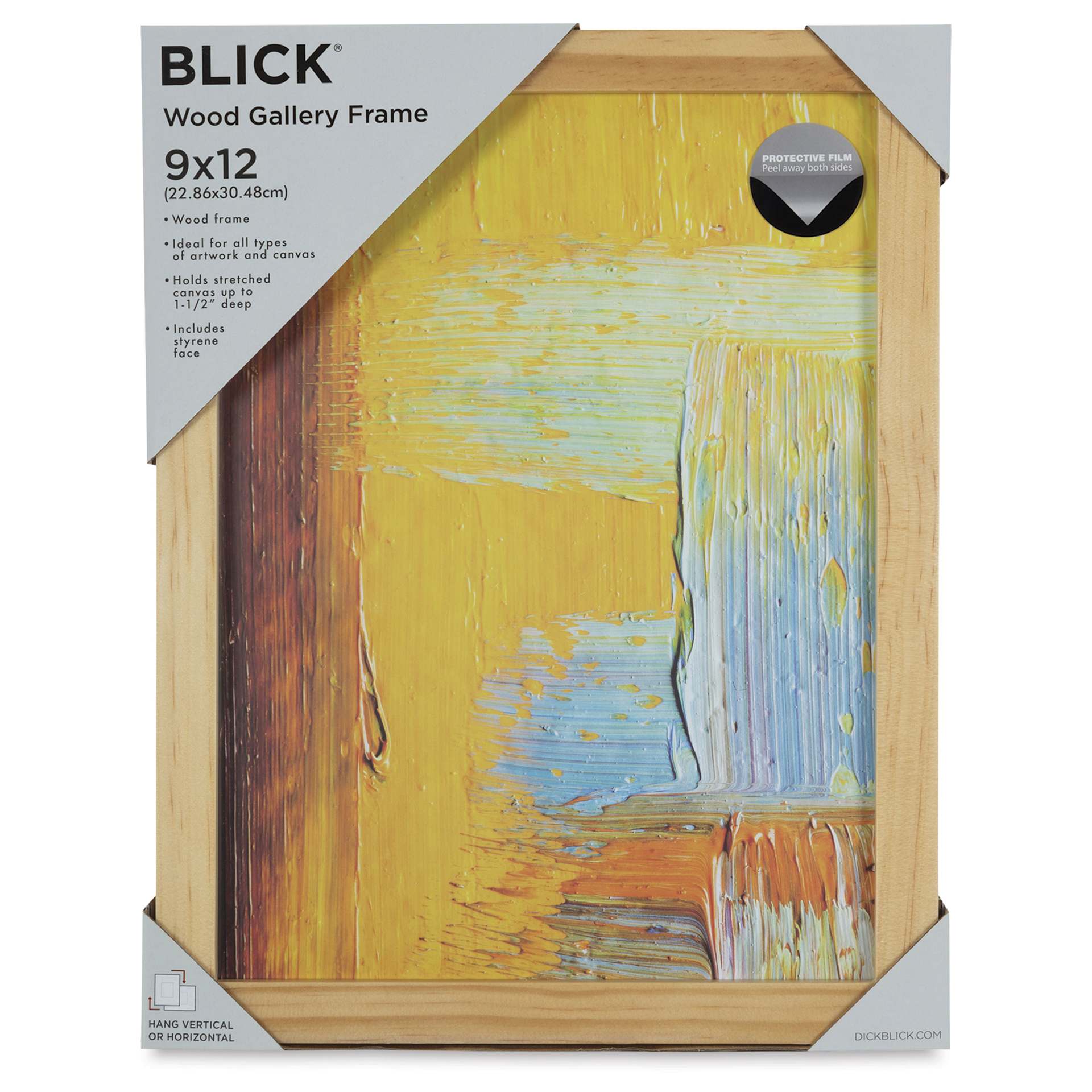 Blick Wood Gallery Frame - Natural, 9" x 12" in packaging Blick Wood Gallery Frame - Natural, 9" x 12" in packaging