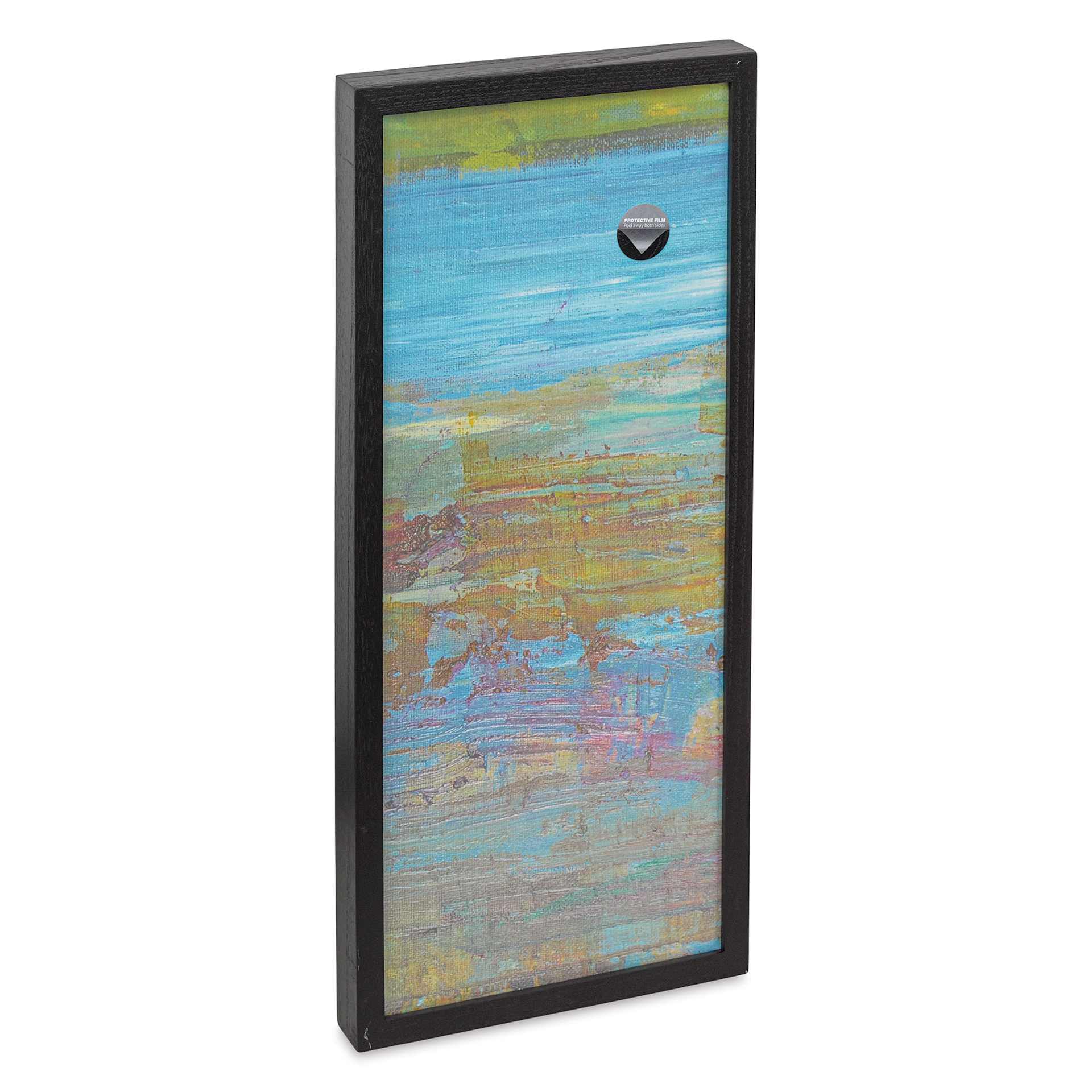 Blick Wood Gallery Frame - Black, 10" x 24" side view
