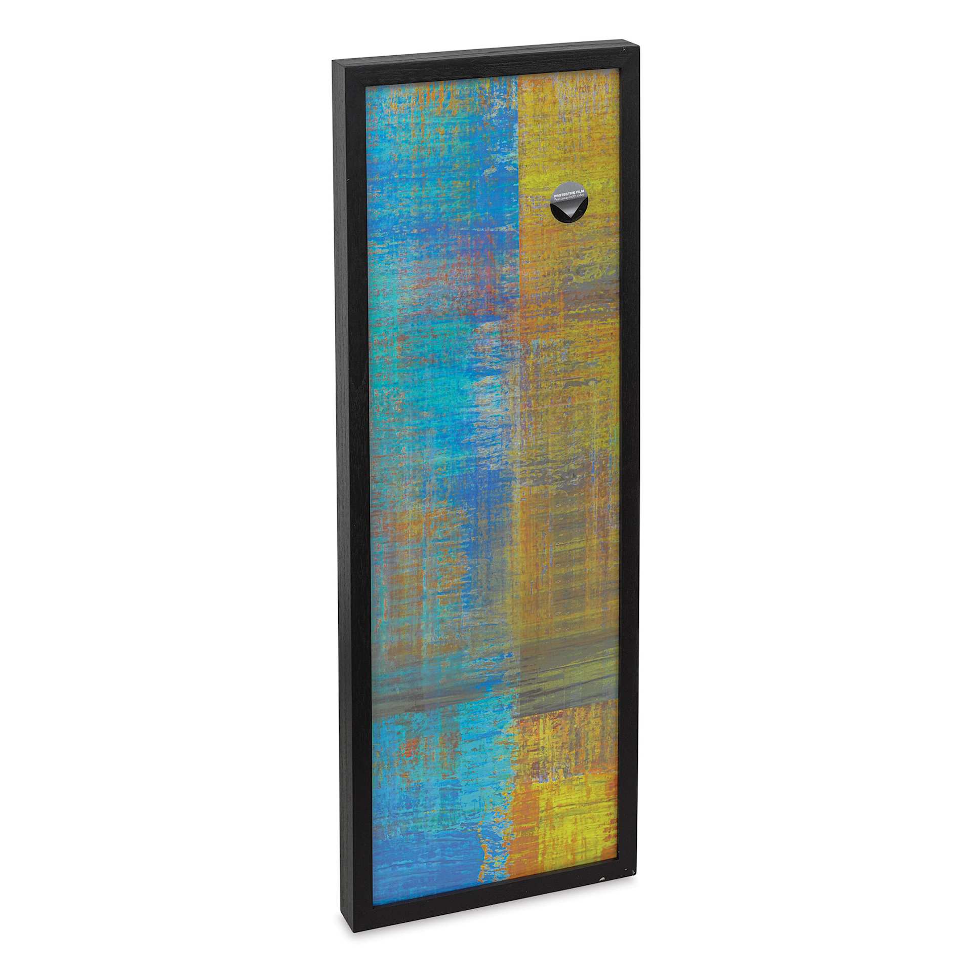Blick Wood Gallery Frame - Black, 10" x 30" side view