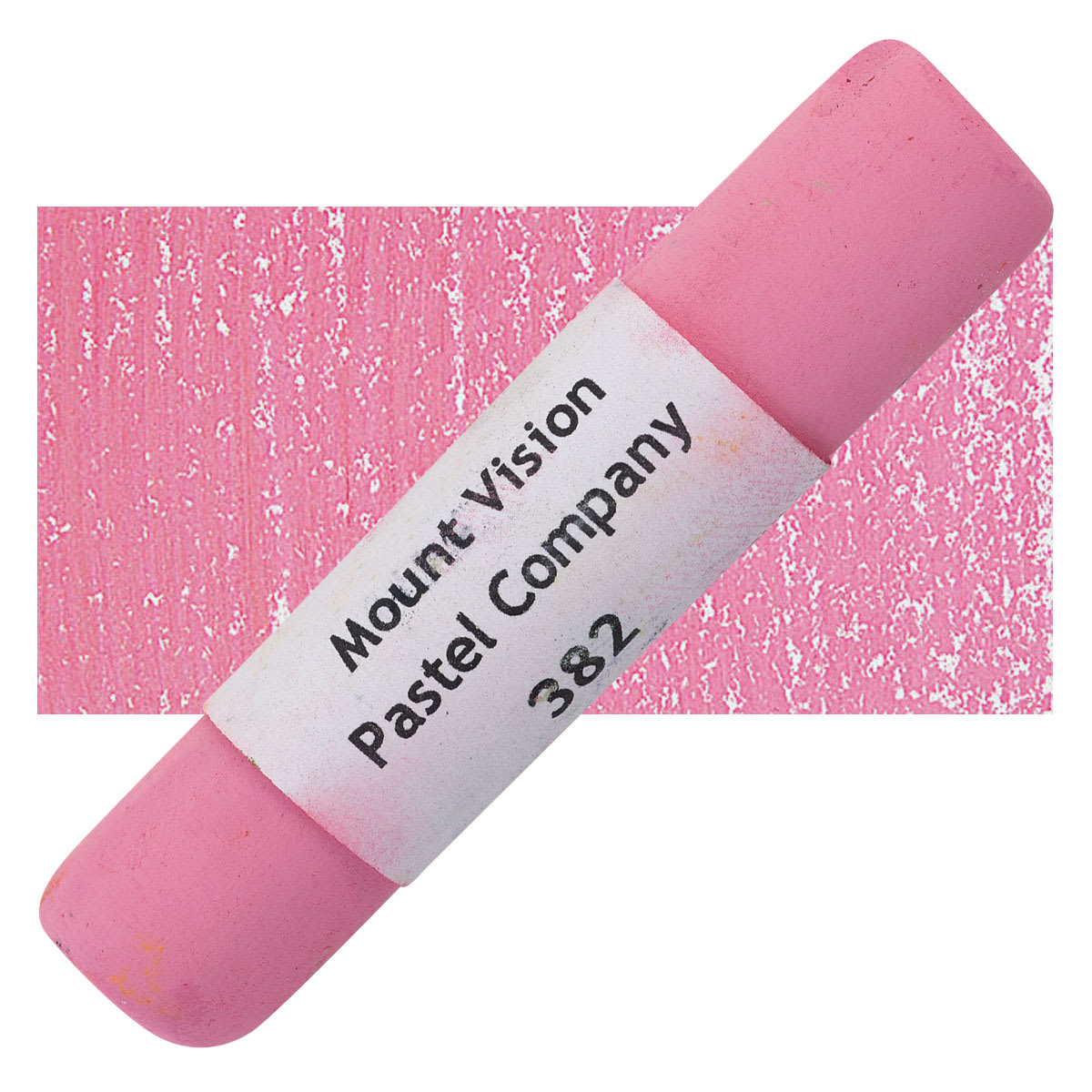 Mount Vision Handmade Pastel - Geranium Pink 382 pastel and swatch