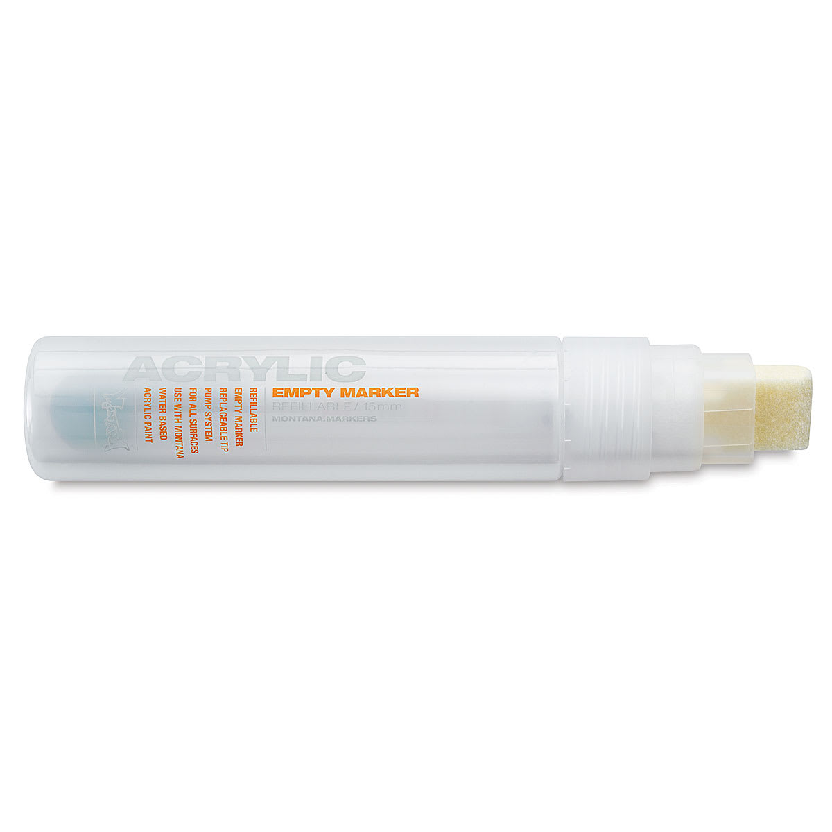 Montana Refillable Empty Marker - 15 mm Tip Montana Refillable Empty Marker - 15 mm Tip