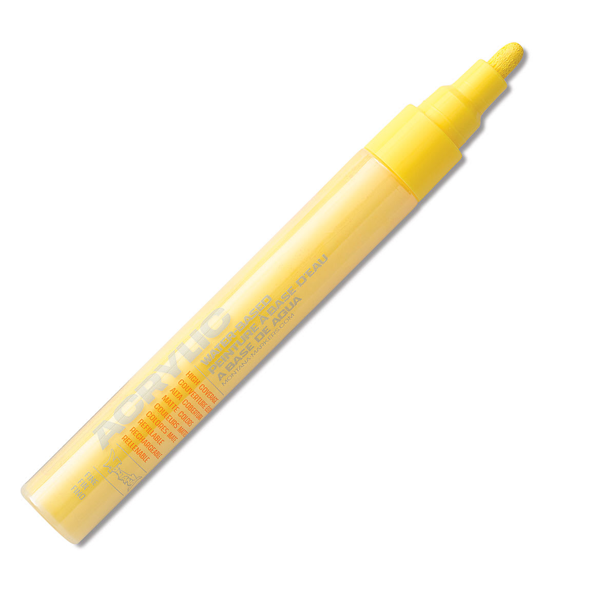 Montana Acrylic Marker - 2 mm Tip, Shock Yellow Light