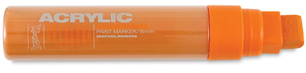 Montana Acrylic Marker - 15 mm Tip, Shock Orange Montana Acrylic Marker - 15 mm Tip, Shock Orange