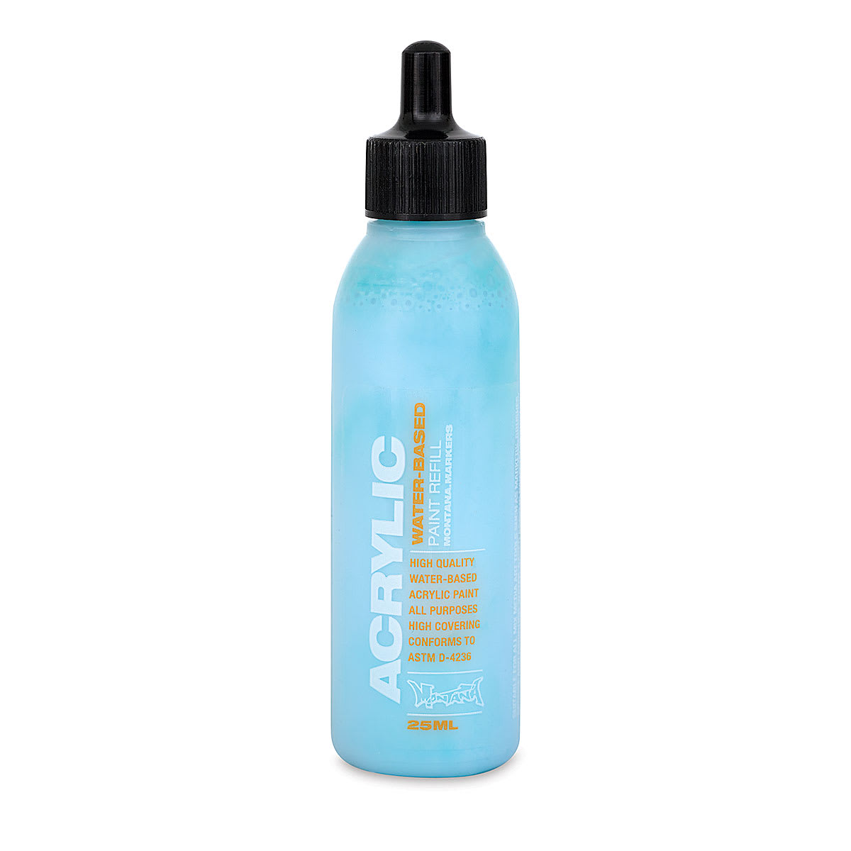 Montana Acrylic Marker Refill - 25 ml , Shock Blue Light, Refill
