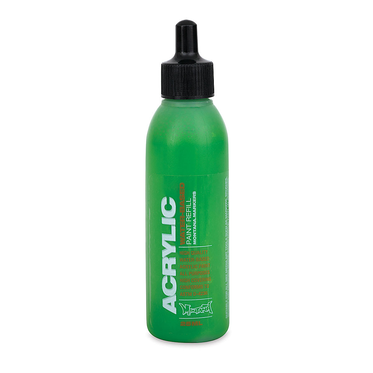 Montana Acrylic Marker Refill - 25 ml , Shock Green, Refill