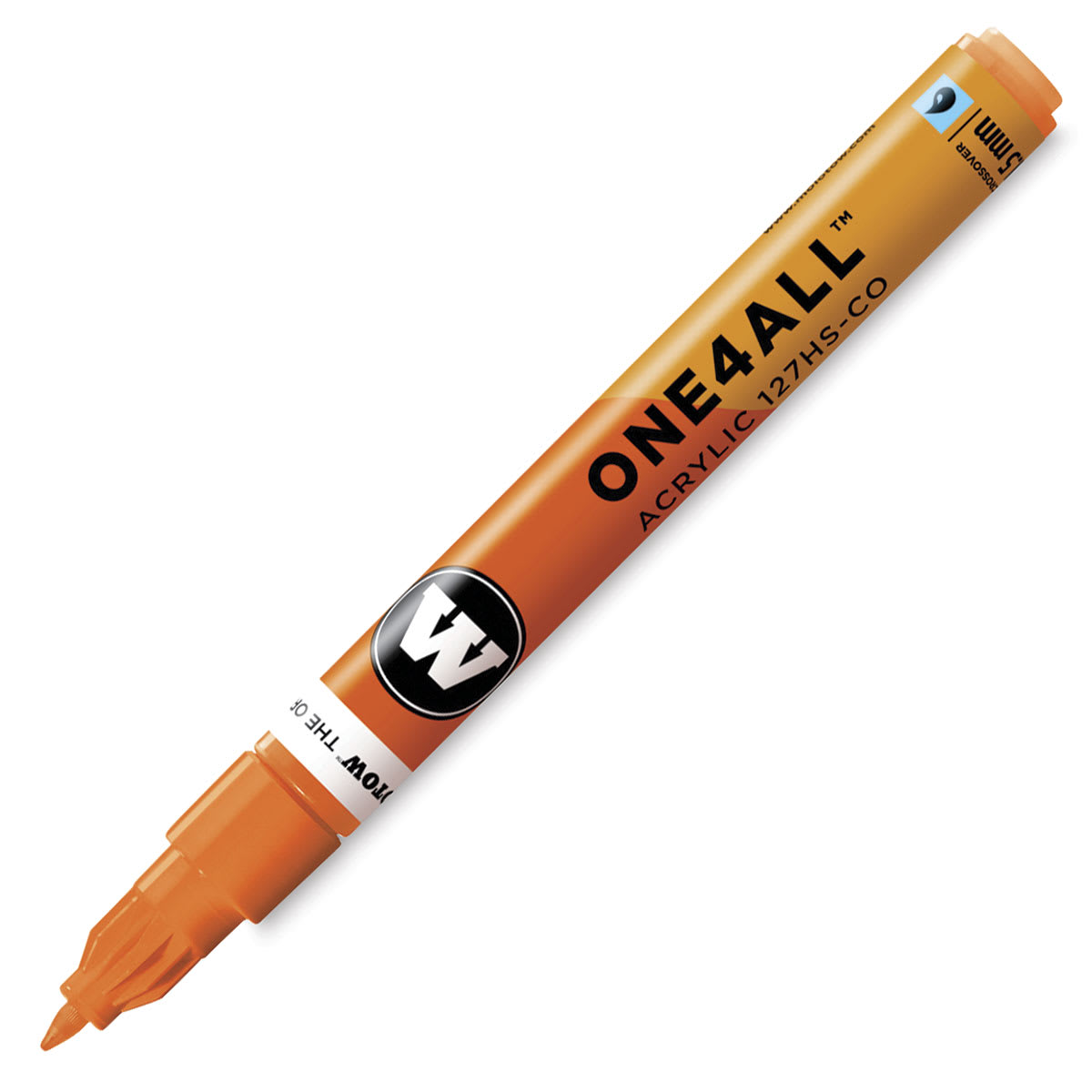 Molotow One4All Acrylic Marker - 1.5 mm Tip, Neon Orange Fluorescent Molotow One4All Acrylic Marker - 1.5 mm Tip, Neon Orange Fluorescent