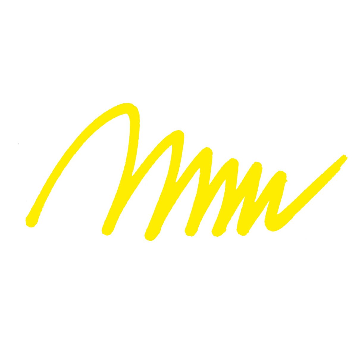 Molotow One4All Acrylic Marker - 4–8 mm Tip , Zinc Yellow, Chisel Tip   swatch