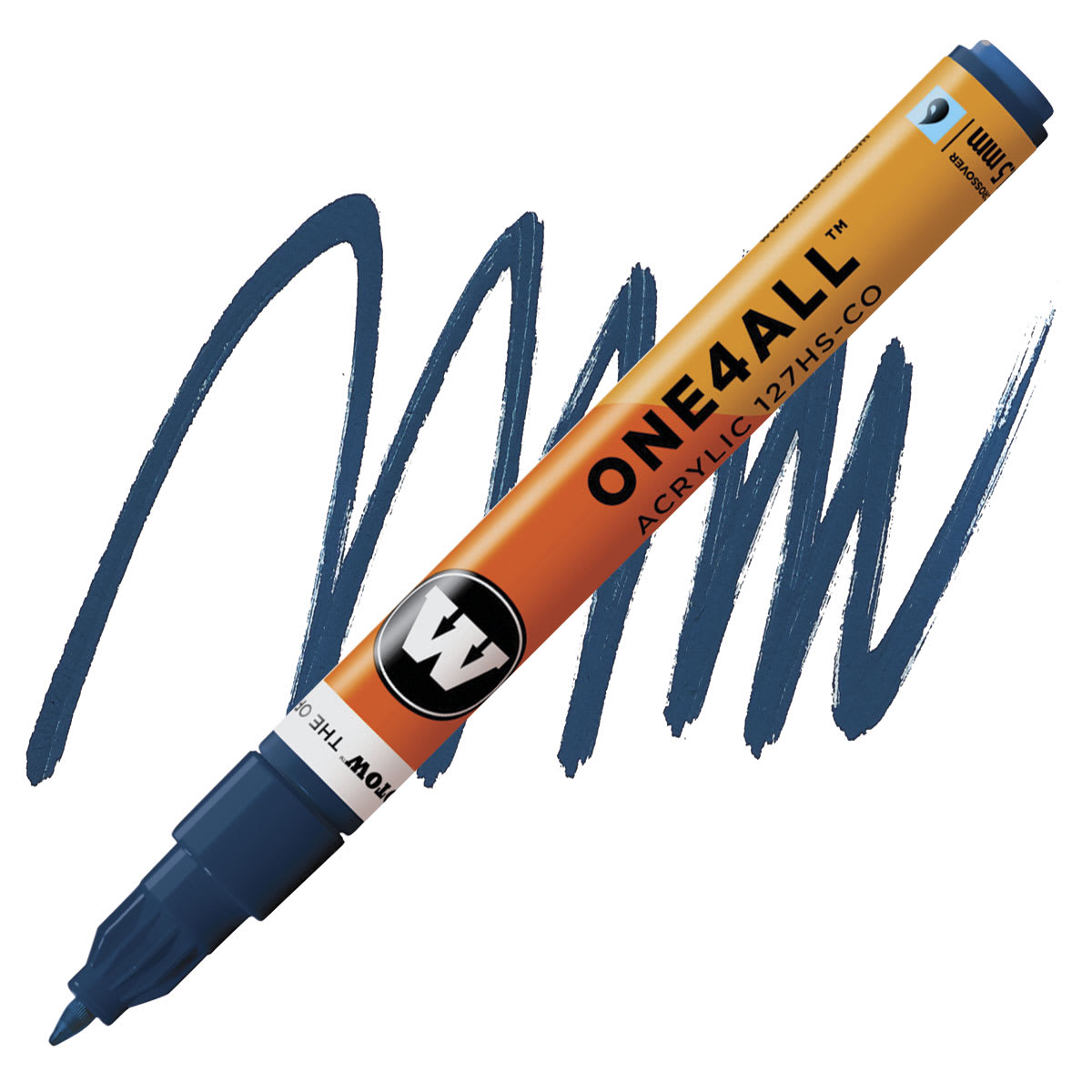 Molotow One4All Acrylic Marker - 1.5 mm Tip, Petrol marker and swatch