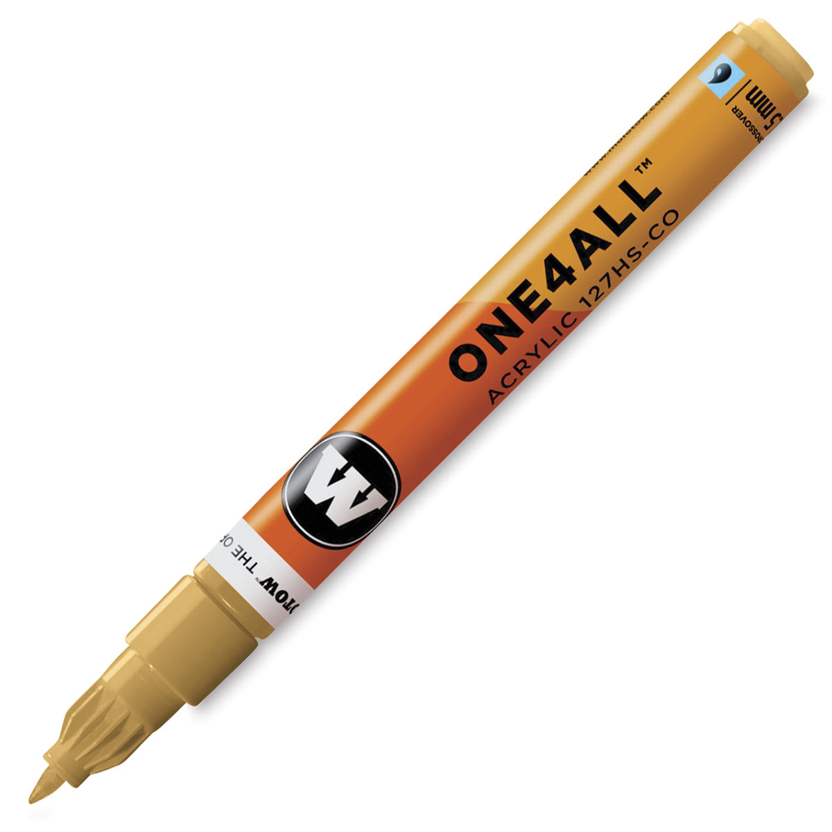 Molotow One4All Acrylic Marker - 1.5 mm Tip, Ochre Brown Light