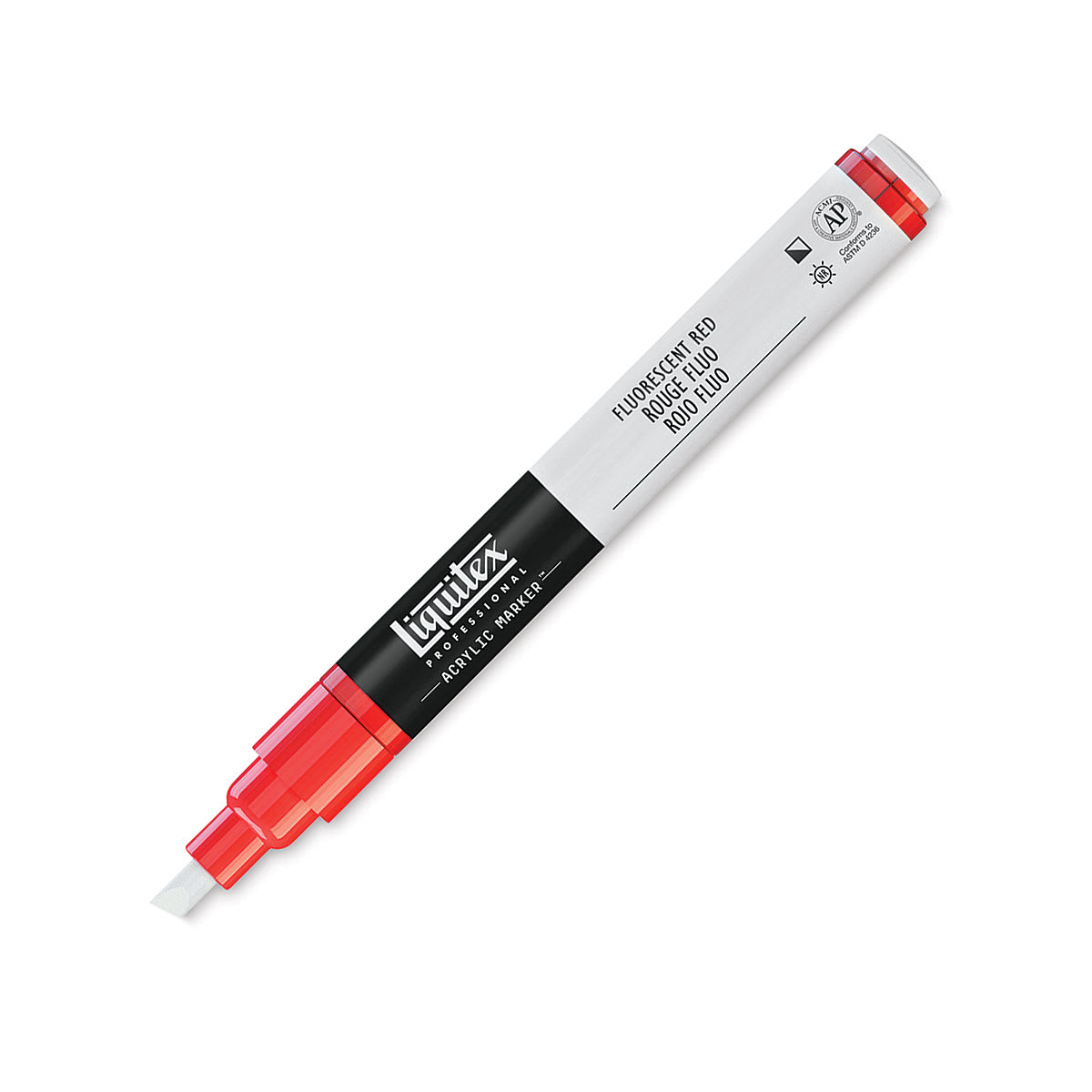 Liquitex Paint Marker - Fluorescent Red, 2mm Tip