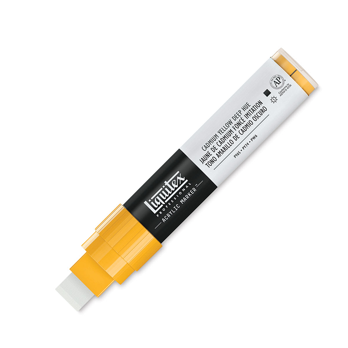 Liquitex Paint Marker - Cadmium Yellow Deep Hue, 15mm Tip