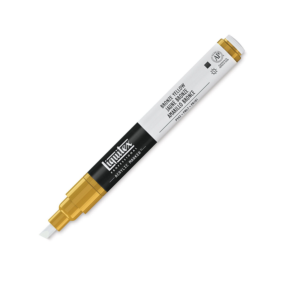 Liquitex Paint Marker - Bronze Yellow, 2mm Tip