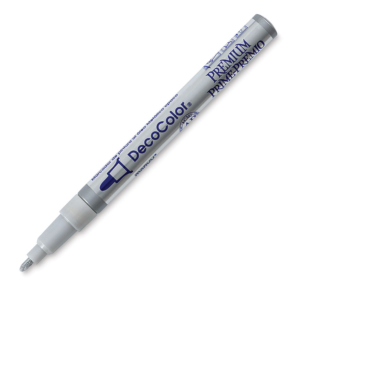 DecoColor Premium Paint Marker - Silver, Bullet Tip, 2 mm