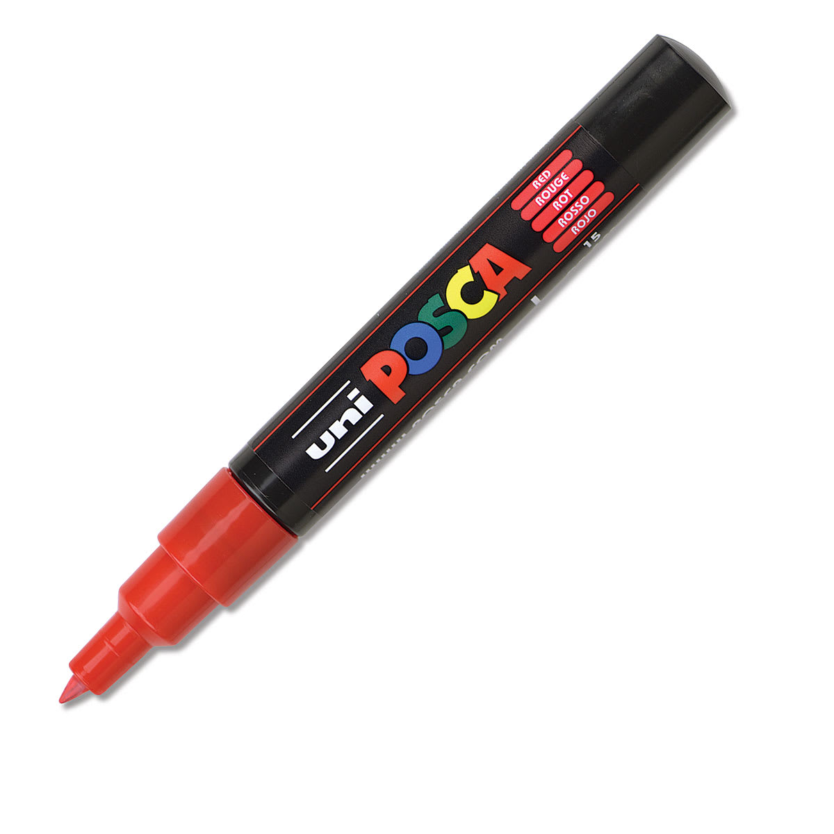 Posca Paint Marker - Red, X-Fine, Bullet Tip, 0.7 mm
