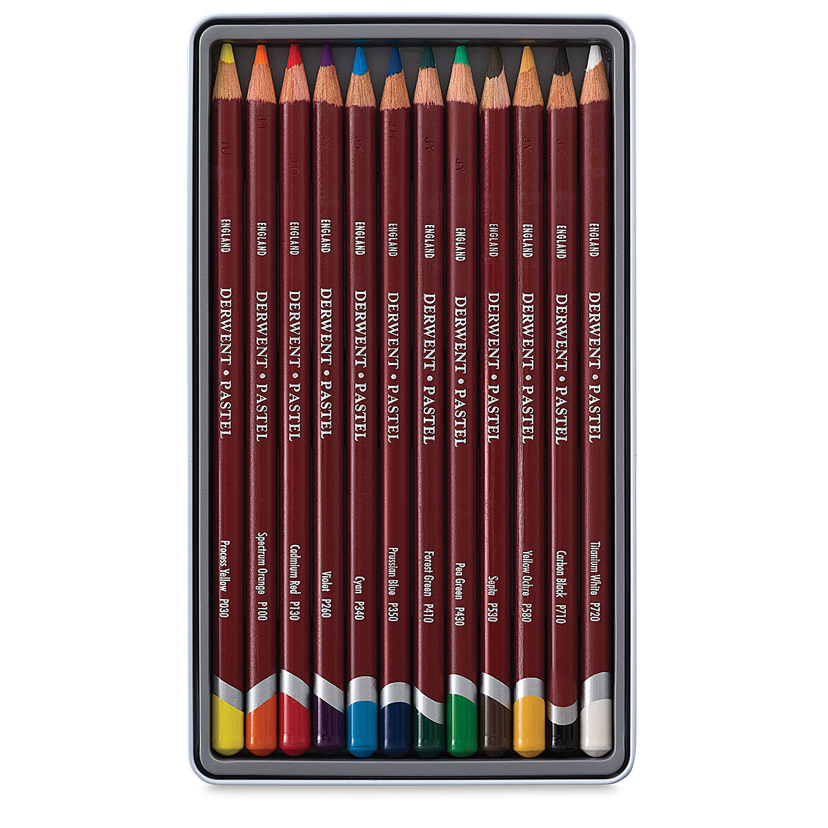 Derwent Pastel Pencil Set - Set of 12 (set contents) Derwent Pastel Pencil Set - Set of 12 (set contents)