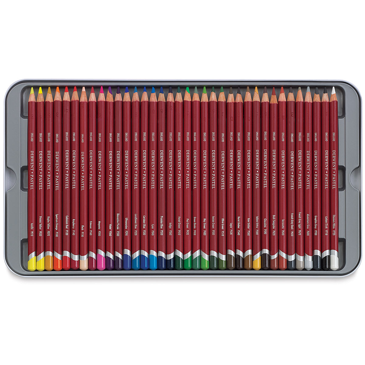 Derwent Pastel Pencil Set - Set of 36 (set contents)