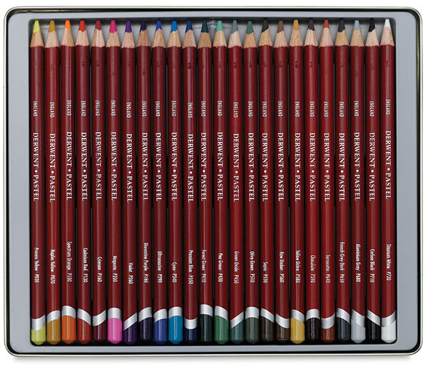Derwent Pastel Pencil Set - Set of 24 (set contents)