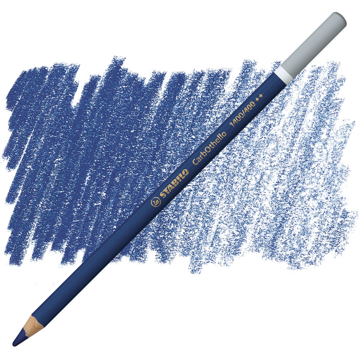 Stabilo CarbOthello Pastel Pencil - Parisian Blue pencil and swatch