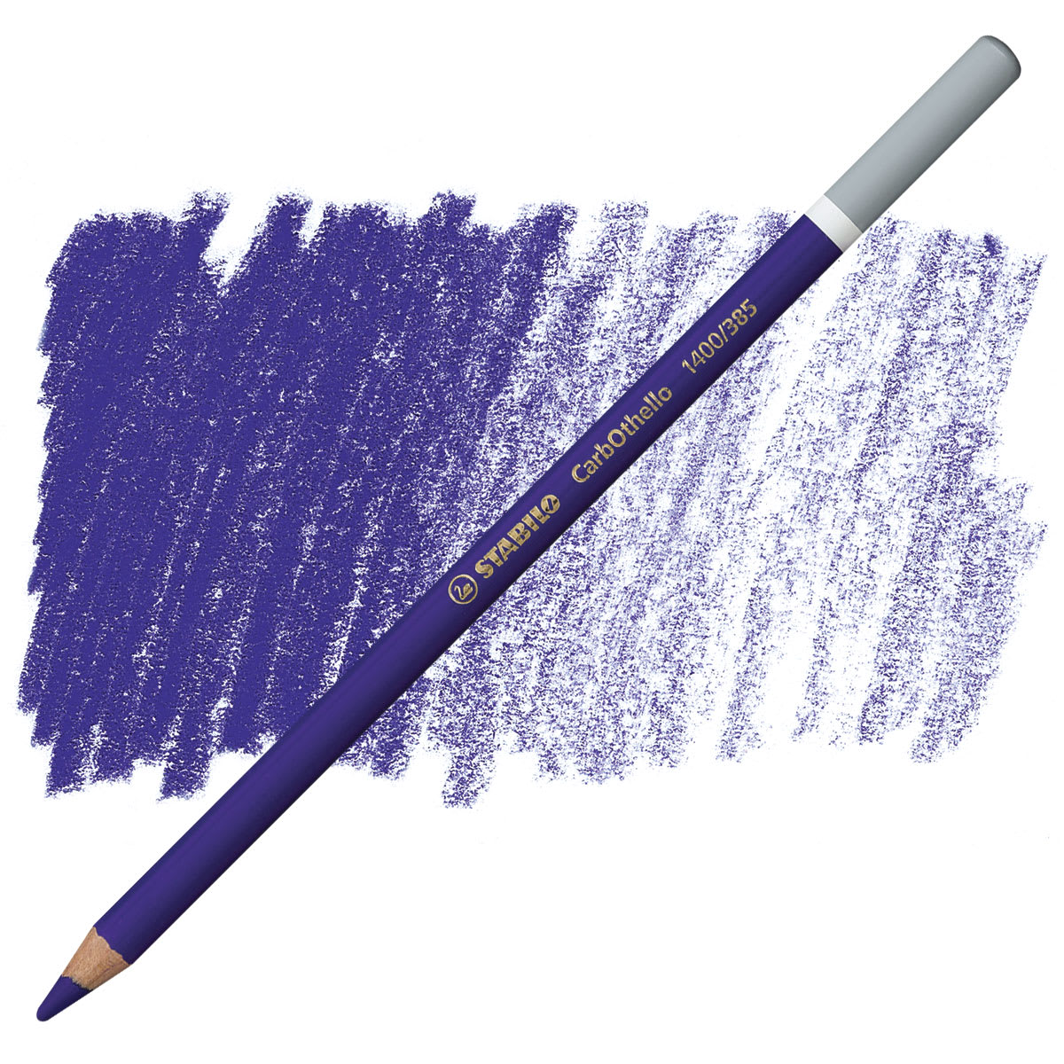 Stabilo CarbOthello Pastel Pencil - Violet Deep pencil and swatch