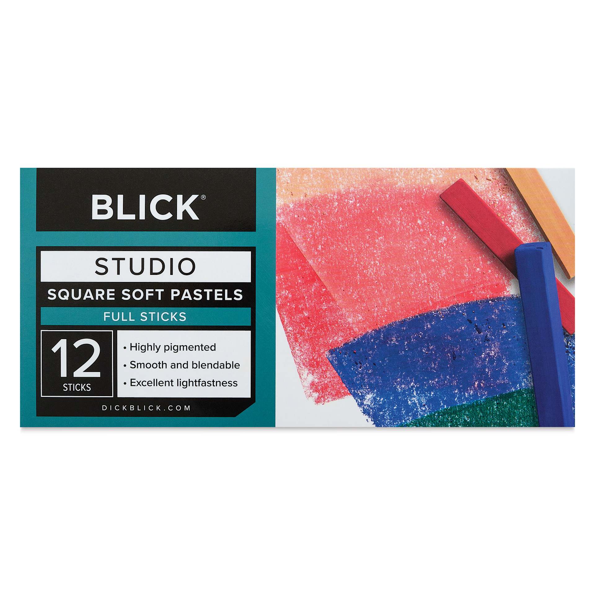 Blick Studio Pastel Set - Assorted Colors, Set of 12, in packaging
