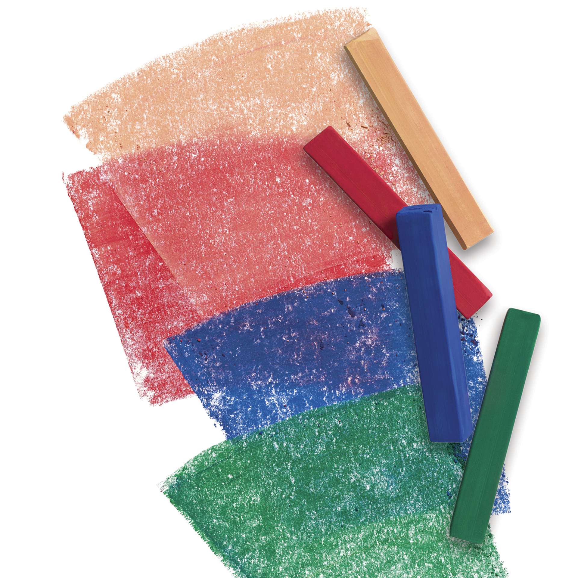 Blick Studio Pastels - Assorted Colors, Set of 12. Swatch Artwork.