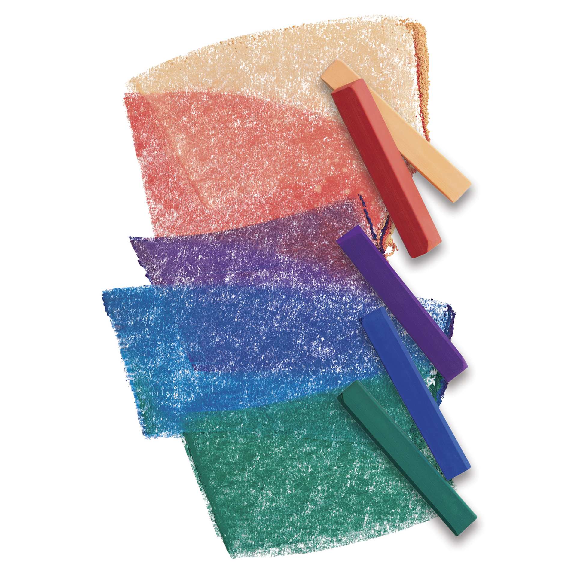 Blick Studio Pastels - Assorted Colors, Set of 24. Swatch Artwork.