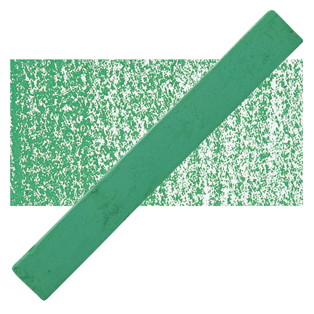 Holbein Artists’ Oil Pastel - Foggy Green 1 oil pastel and swatch