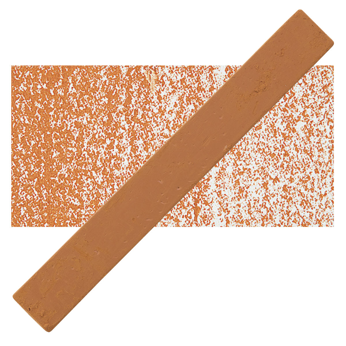 Holbein Artists’ Oil Pastel - Raw Sienna 1 oil pastel and swatch