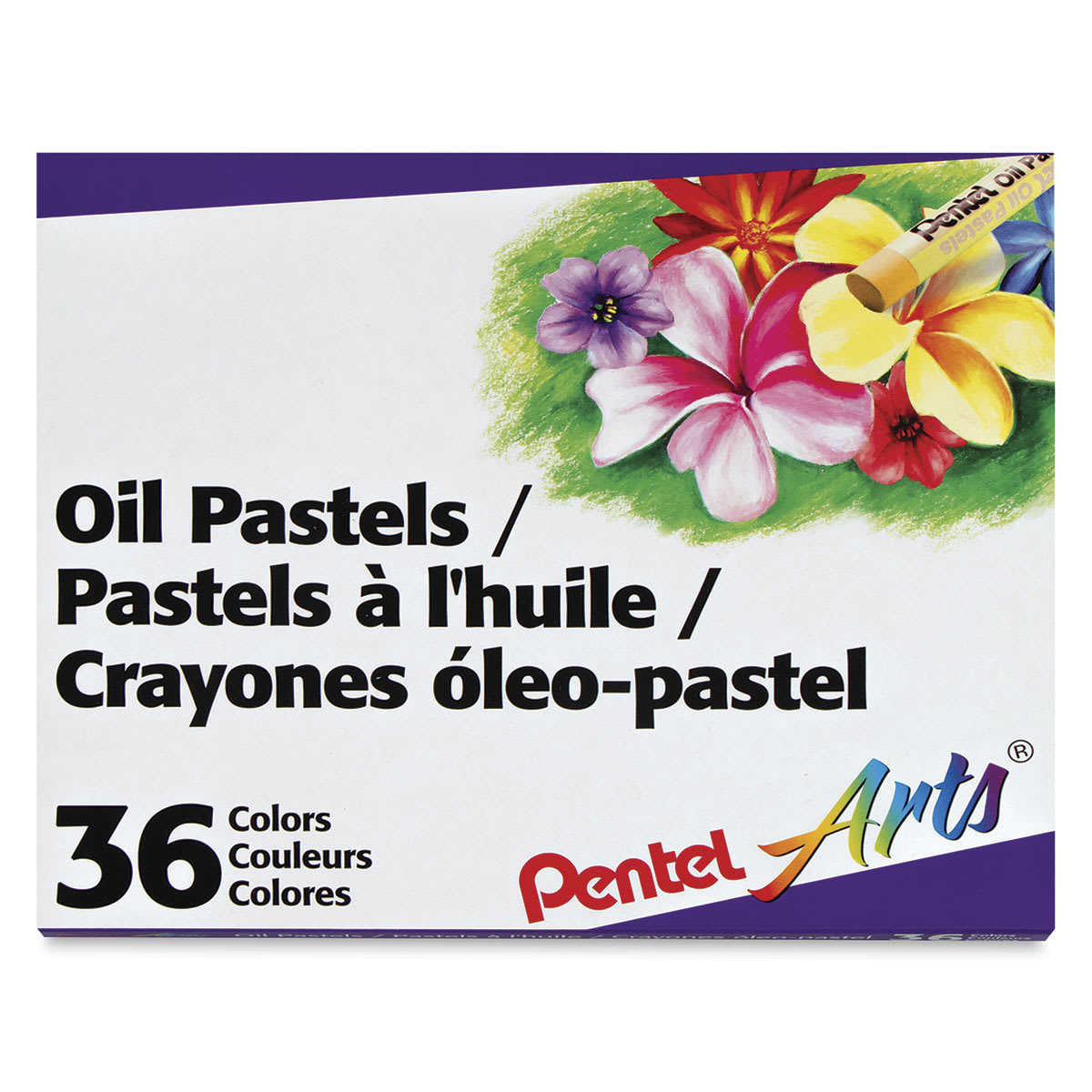 Pentel Oil Pastel Set - Assorted Colors, Set of 36, Front Cover