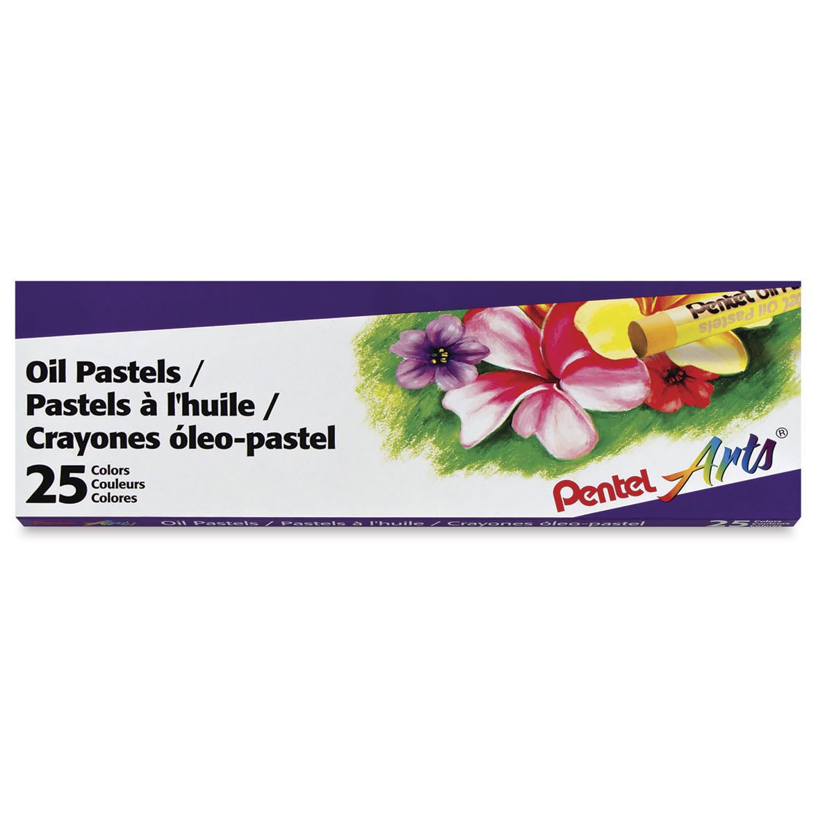 Pentel Oil Pastel Set - Assorted Colors, Set of 25, Front Cover