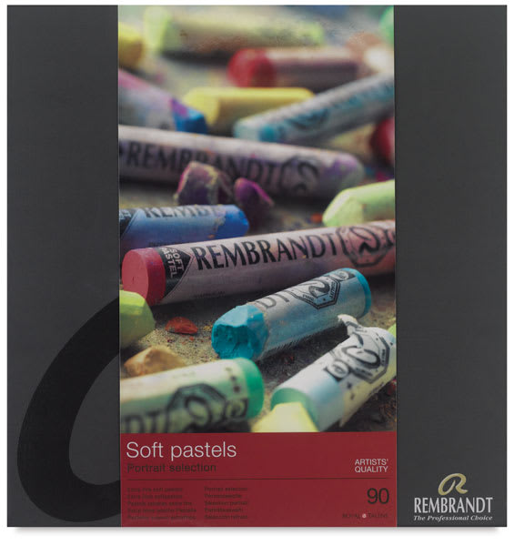 Rembrandt Soft Pastels Set of 90, Portrait. Front of package.