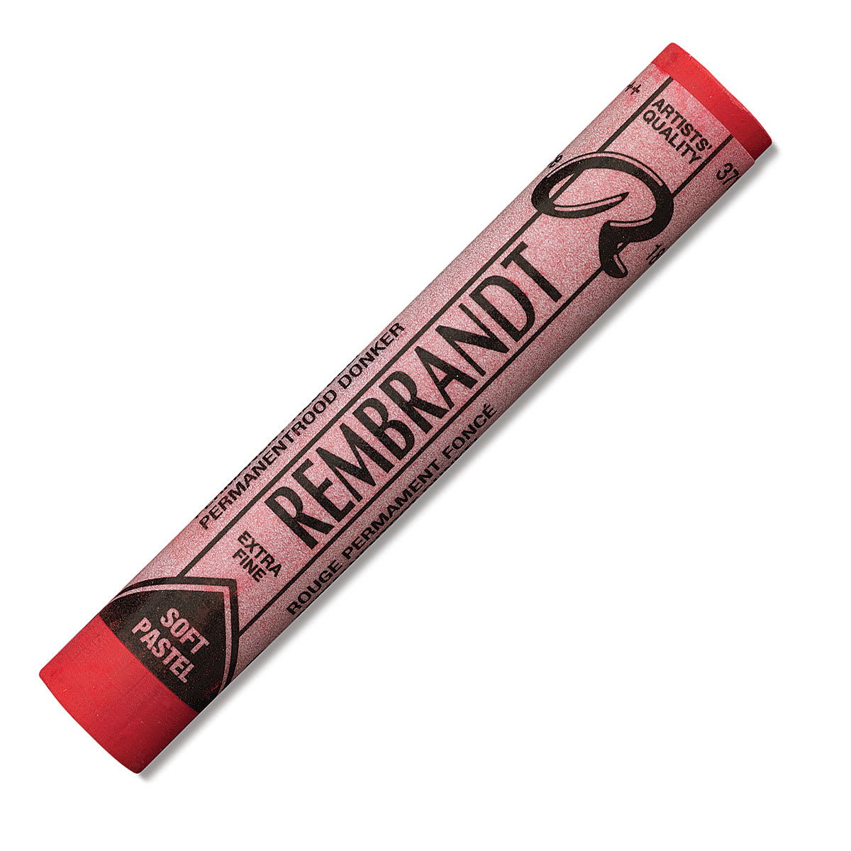 Rembrandt Soft Pastel - Permanent Red Deep 371.5, Full Stick