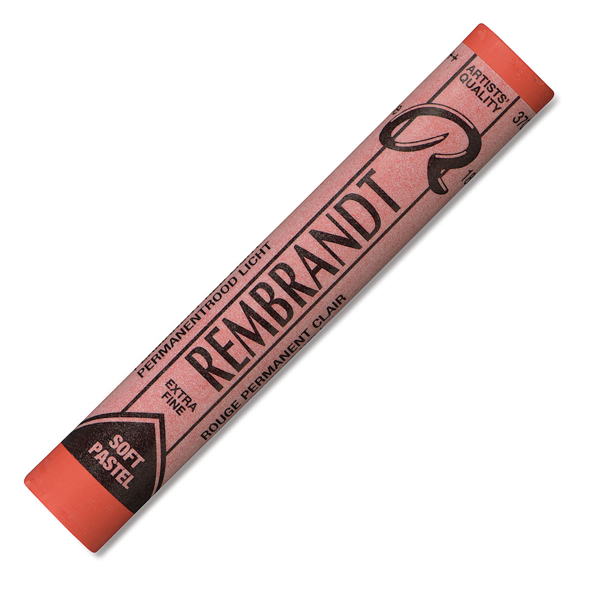 Rembrandt Soft Pastel - Permanent Red Light 370.7, Full Stick
