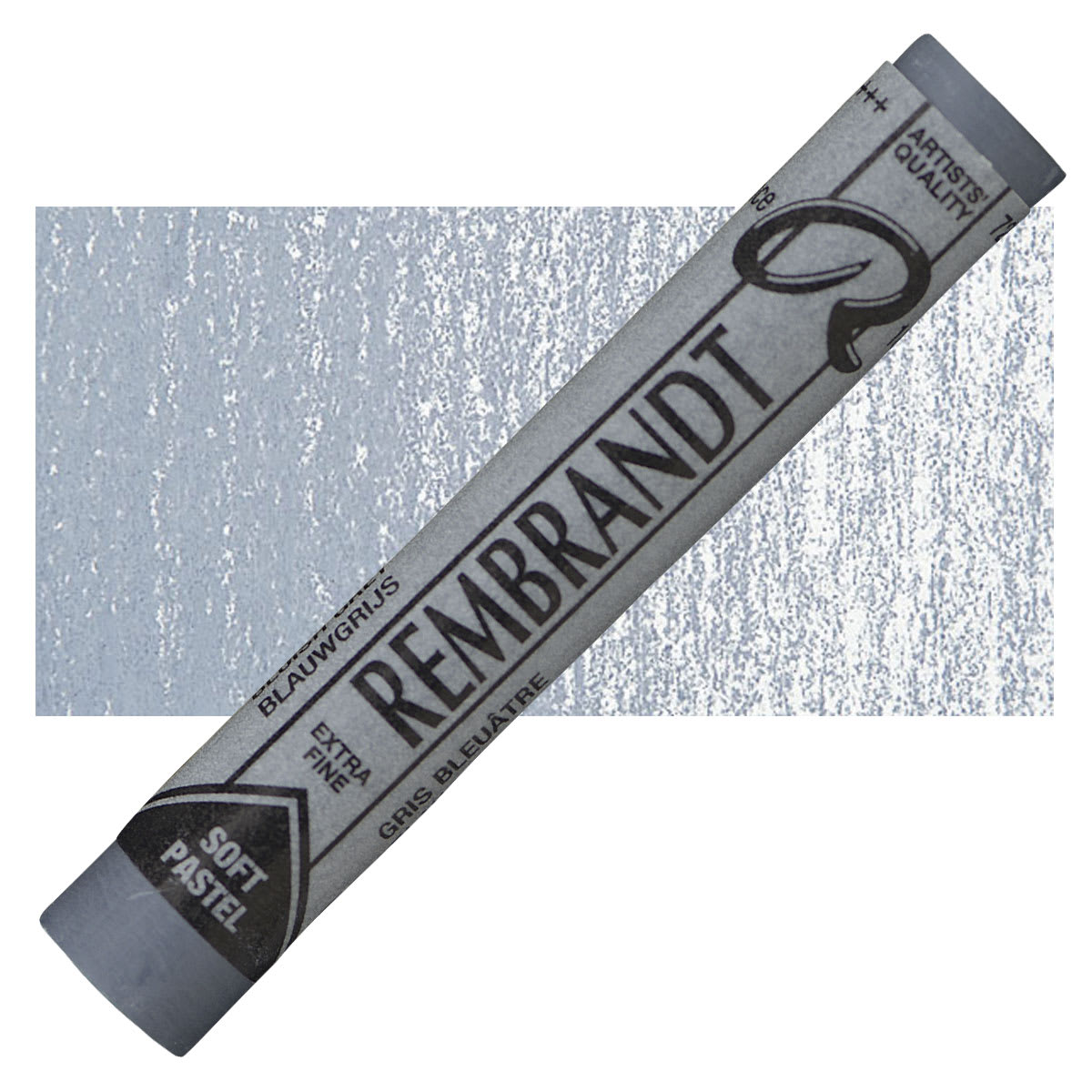 Rembrandt Soft Pastel - Bluish Gray 727.7 pastel and swatch