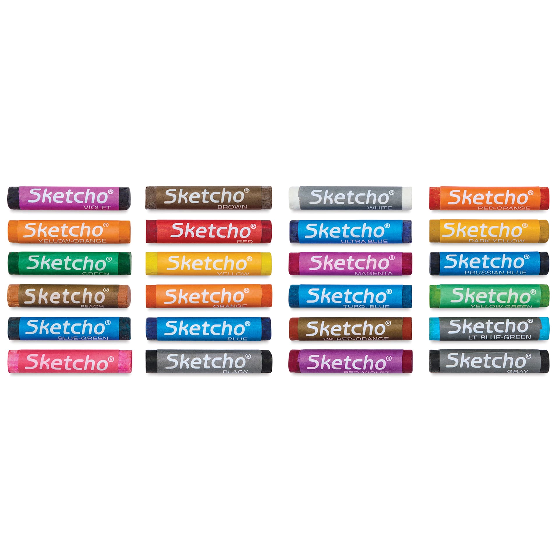 Prang Gallery Sketcho Oil Pastel Crayons - Assorted Colors, Set of 24