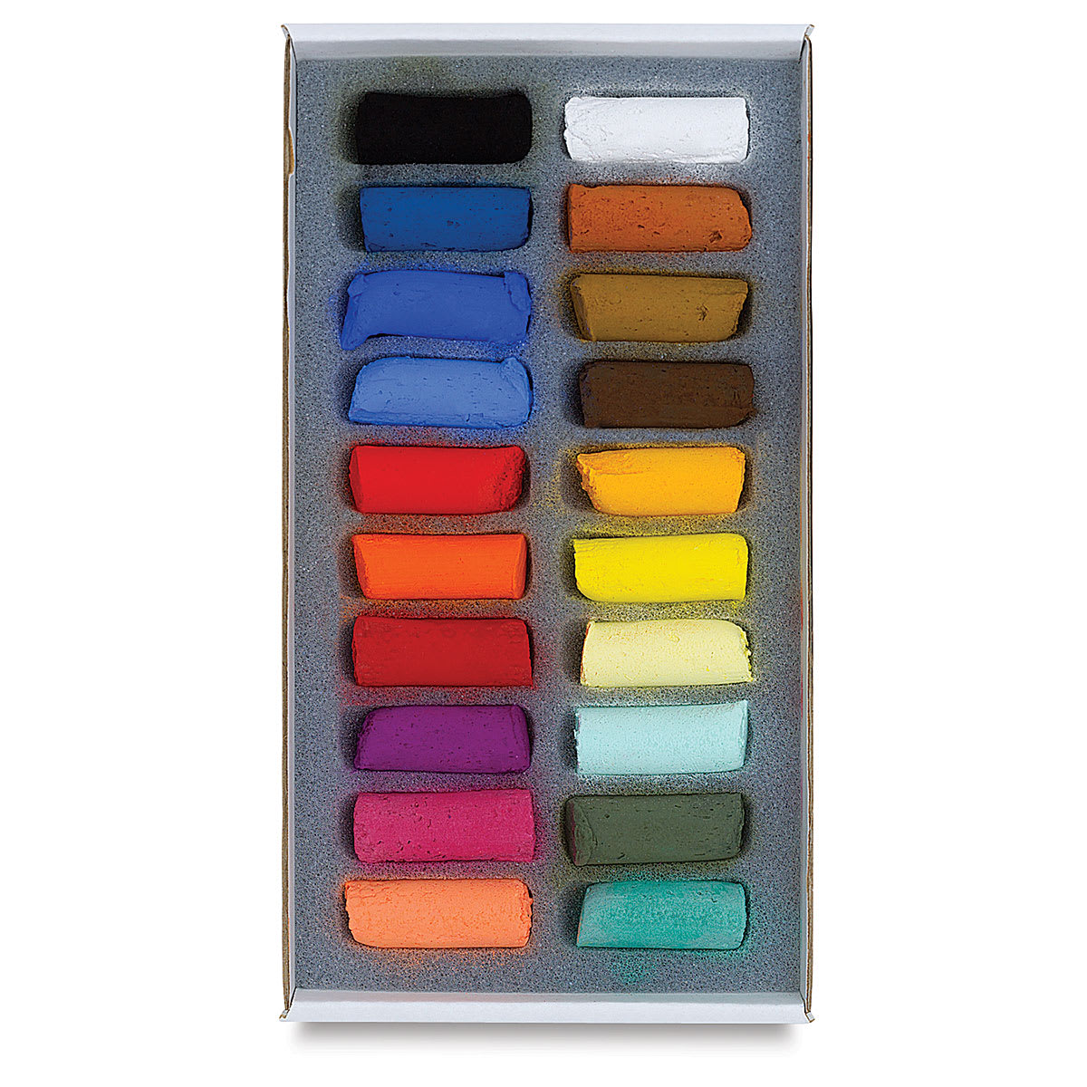Sennelier Soft Pastels - Set of 20, Assorted Colors, Half Sticks (box open to show contents) Sennelier Soft Pastels - Set of 20, Assorted Colors, Half Sticks (box open to show contents)