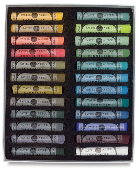 Sennelier Soft Pastels - Set of 24, Landscape Colors (set contents in box) Sennelier Soft Pastels - Set of 24, Landscape Colors (set contents in box)