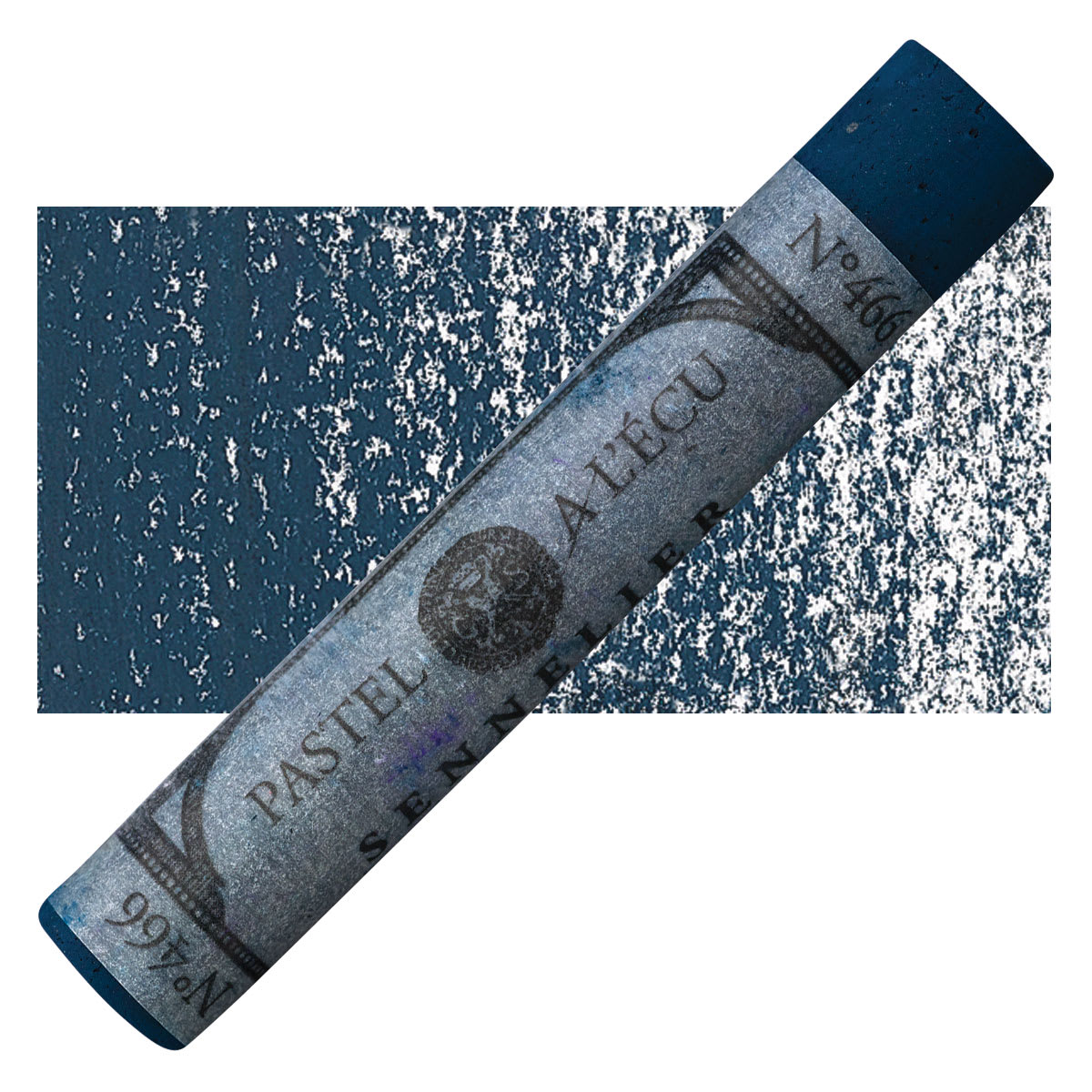 Sennelier Soft Pastel - Intense Blue 466 pastel and swatch