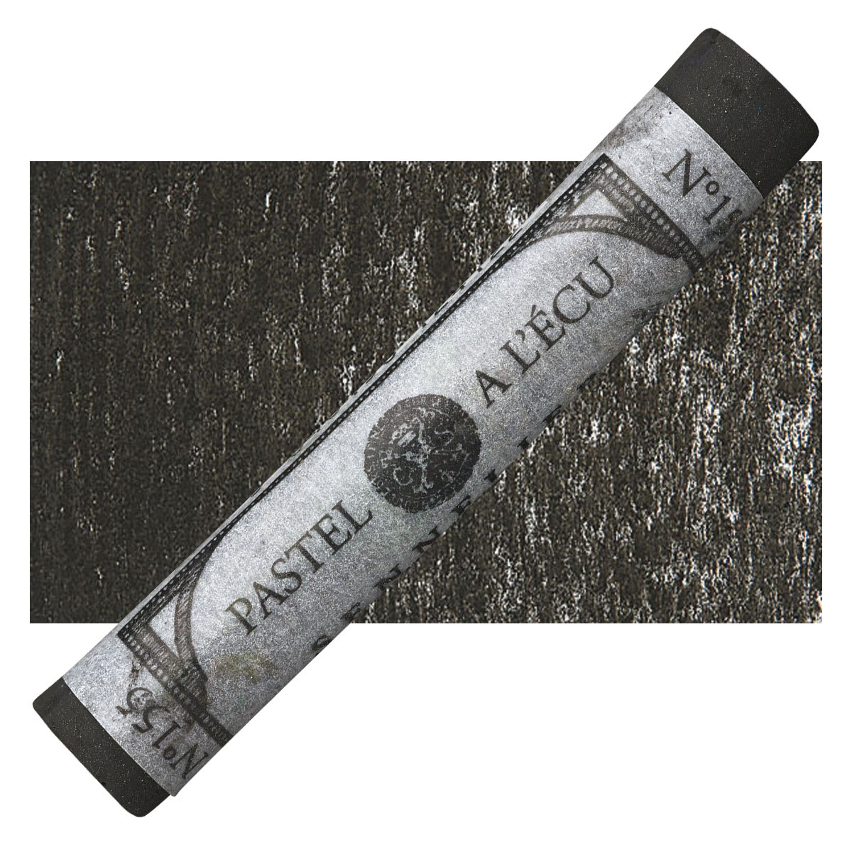 Sennelier Soft Pastel - Bronze Green Deep pastel and swatch