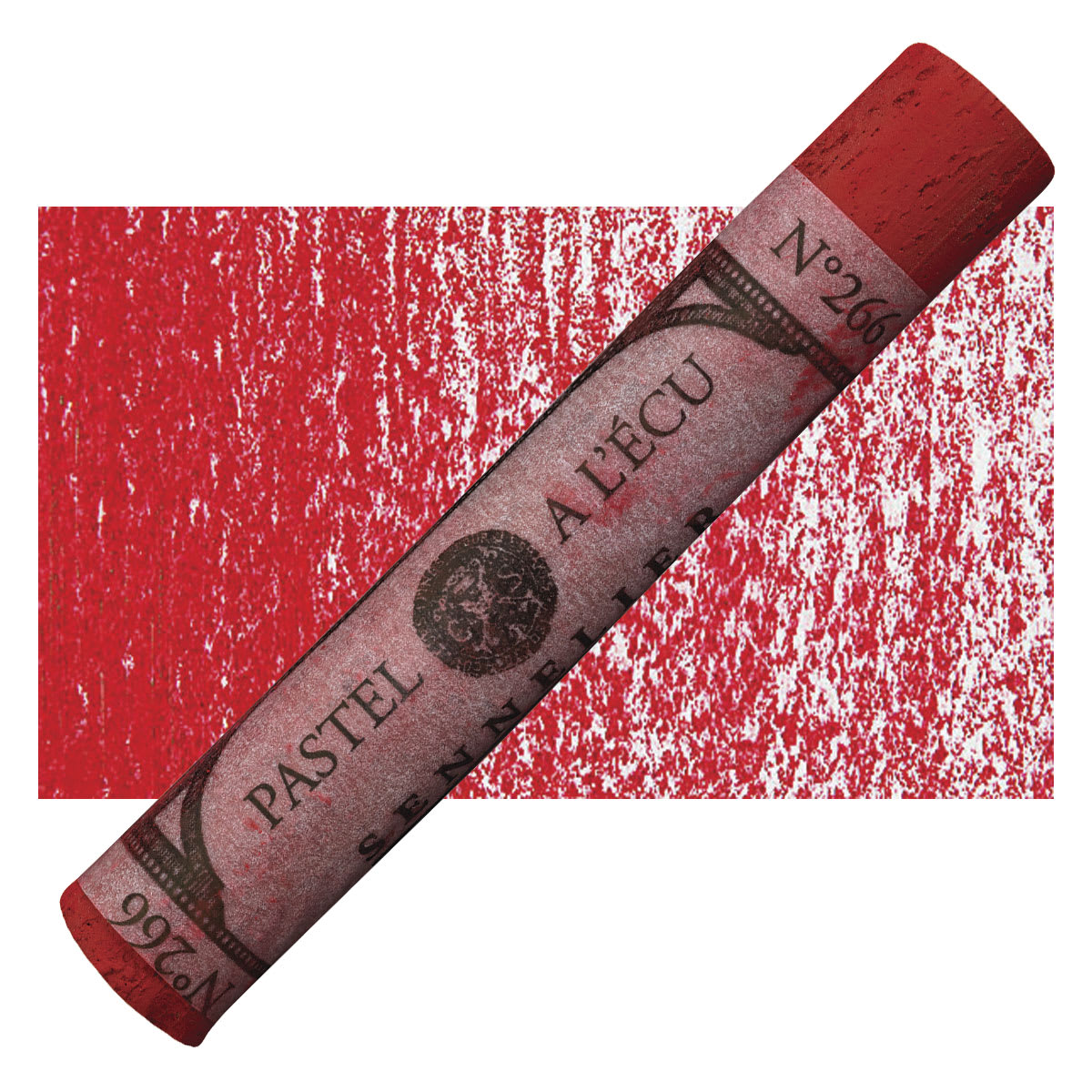 Sennelier Soft Pastel - Brown Lake 266 pastel and swatch
