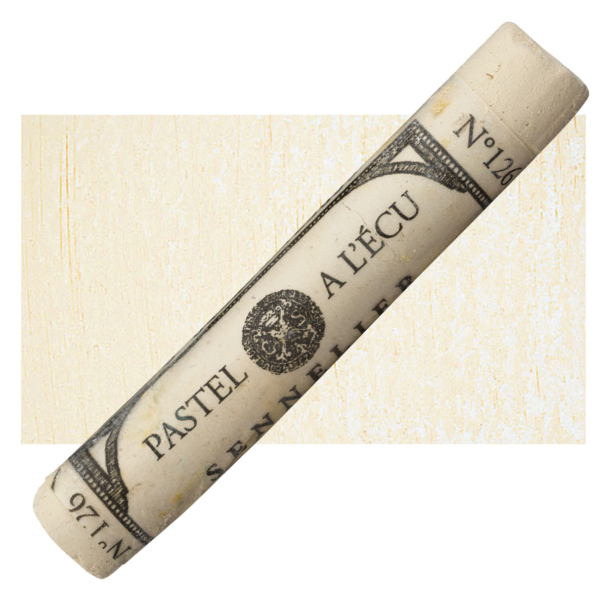 Sennelier Soft Pastel - Brown Ochre 126 pastel and swatch