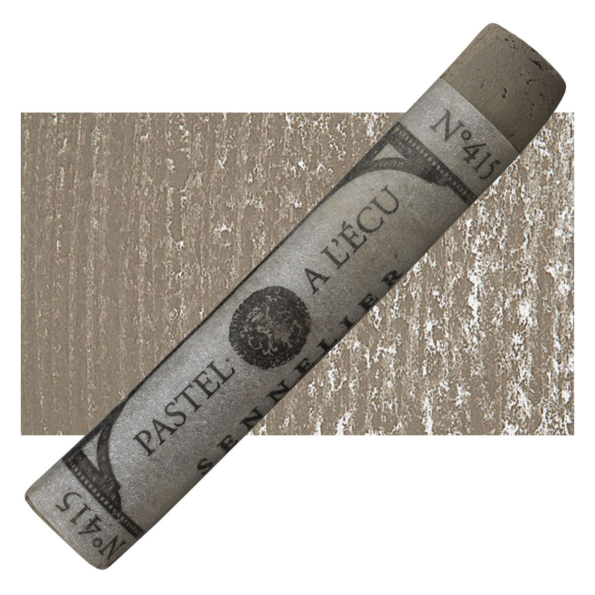 Sennelier Soft Pastel - Cassel Earth 415 pastel and swatch