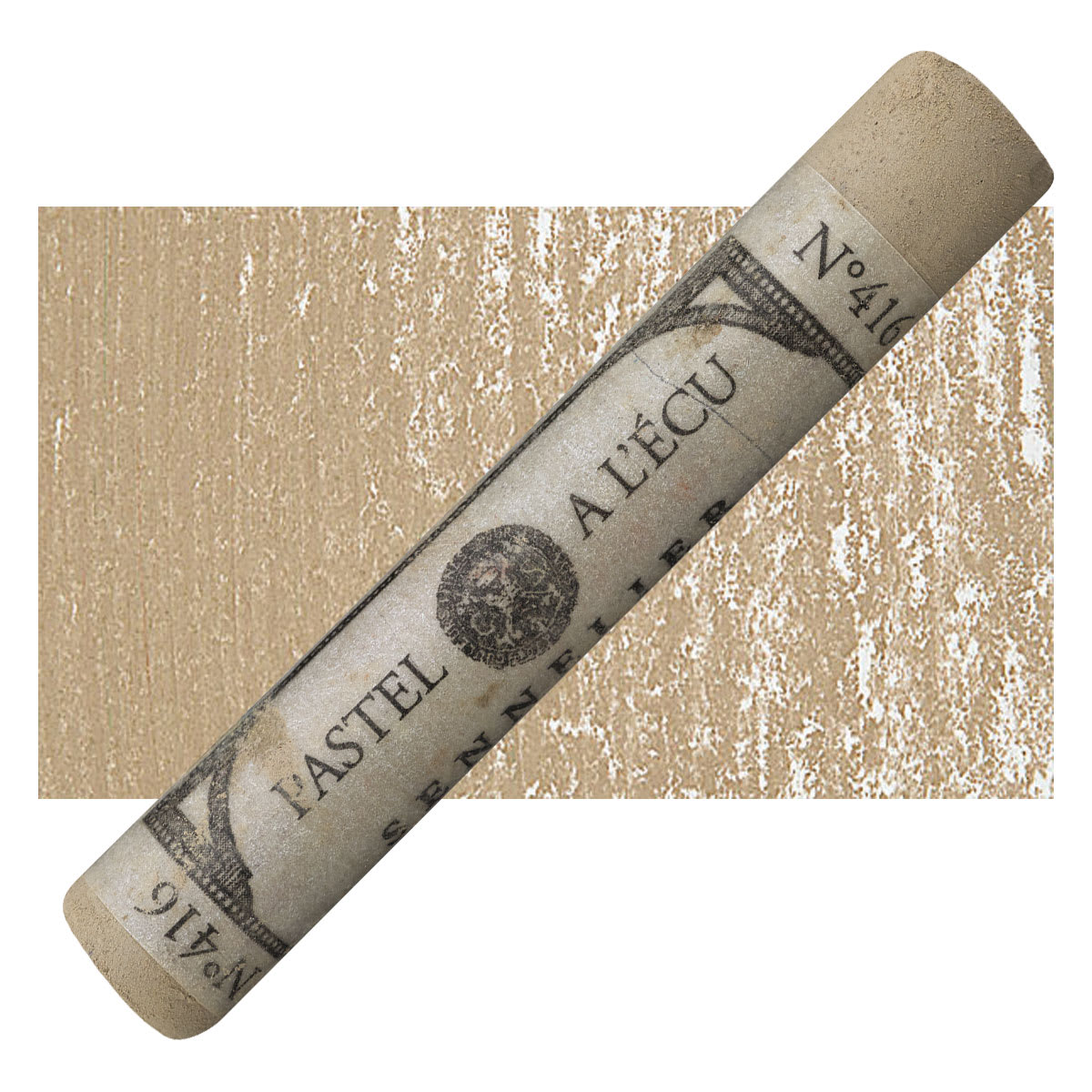 Sennelier Soft Pastel - Cassel Earth 416 pastel and swatch