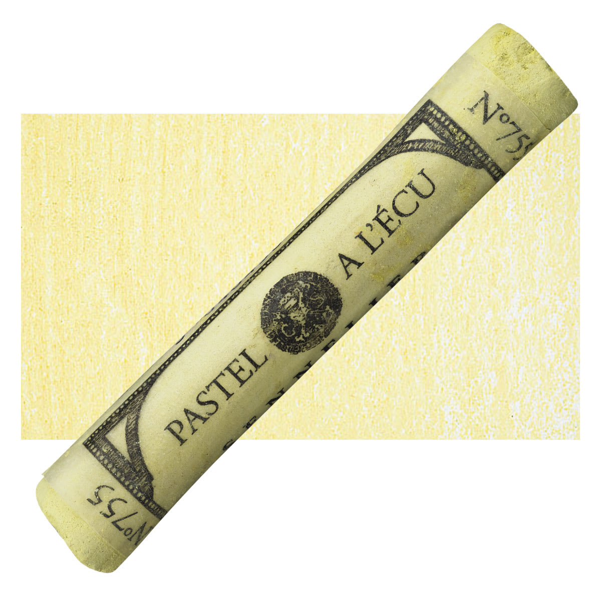 Sennelier Soft Pastel - Cinnabar Green 755 pastel and swatch