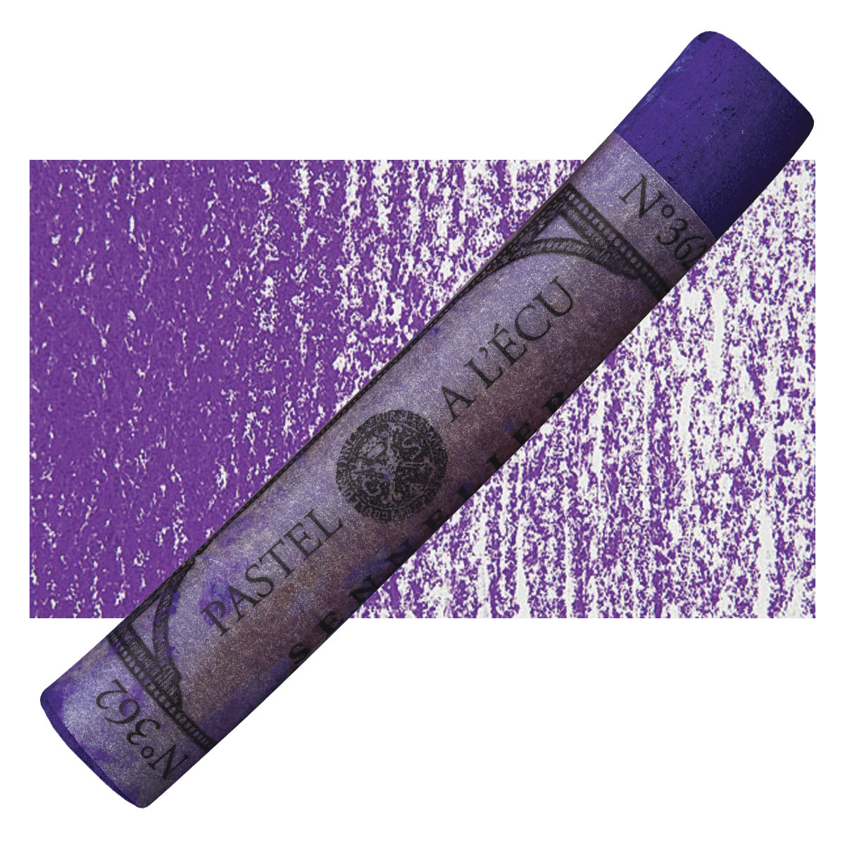 Sennelier Soft Pastel - Cobalt Violet 362 pastel and swatch