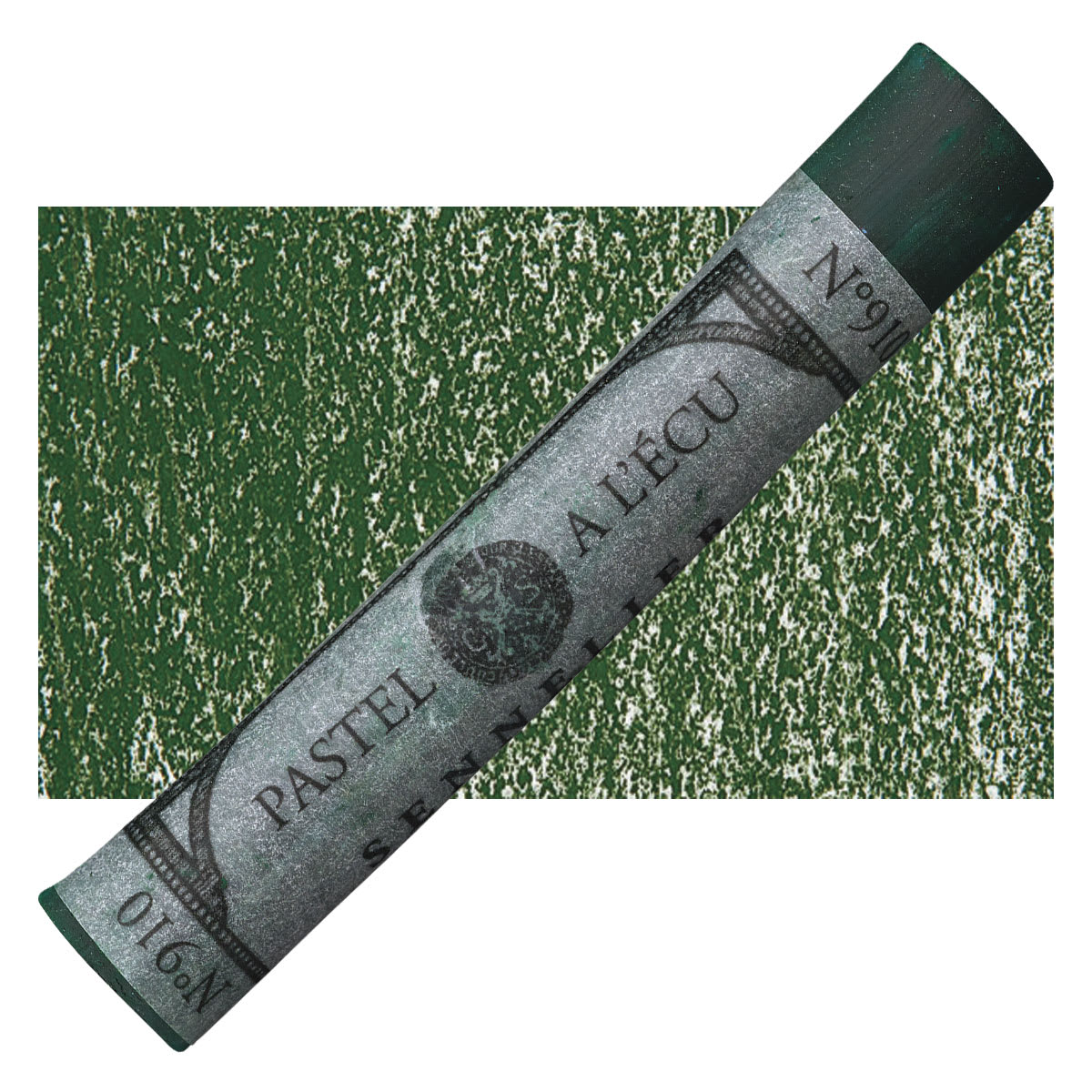 Sennelier Soft Pastel - Forest Green 910 pastel and swatch
