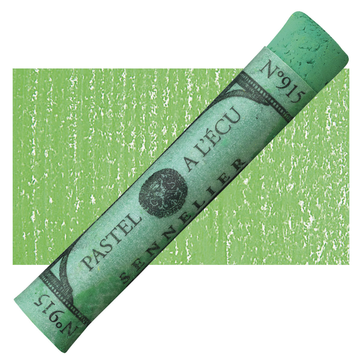 Sennelier Soft Pastel - Forest Green 915 pastel and swatch