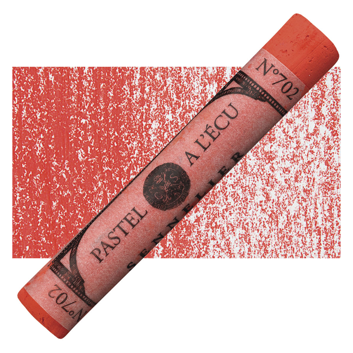 Sennelier Soft Pastel - Geranium Lake 702 pastel and swatch
