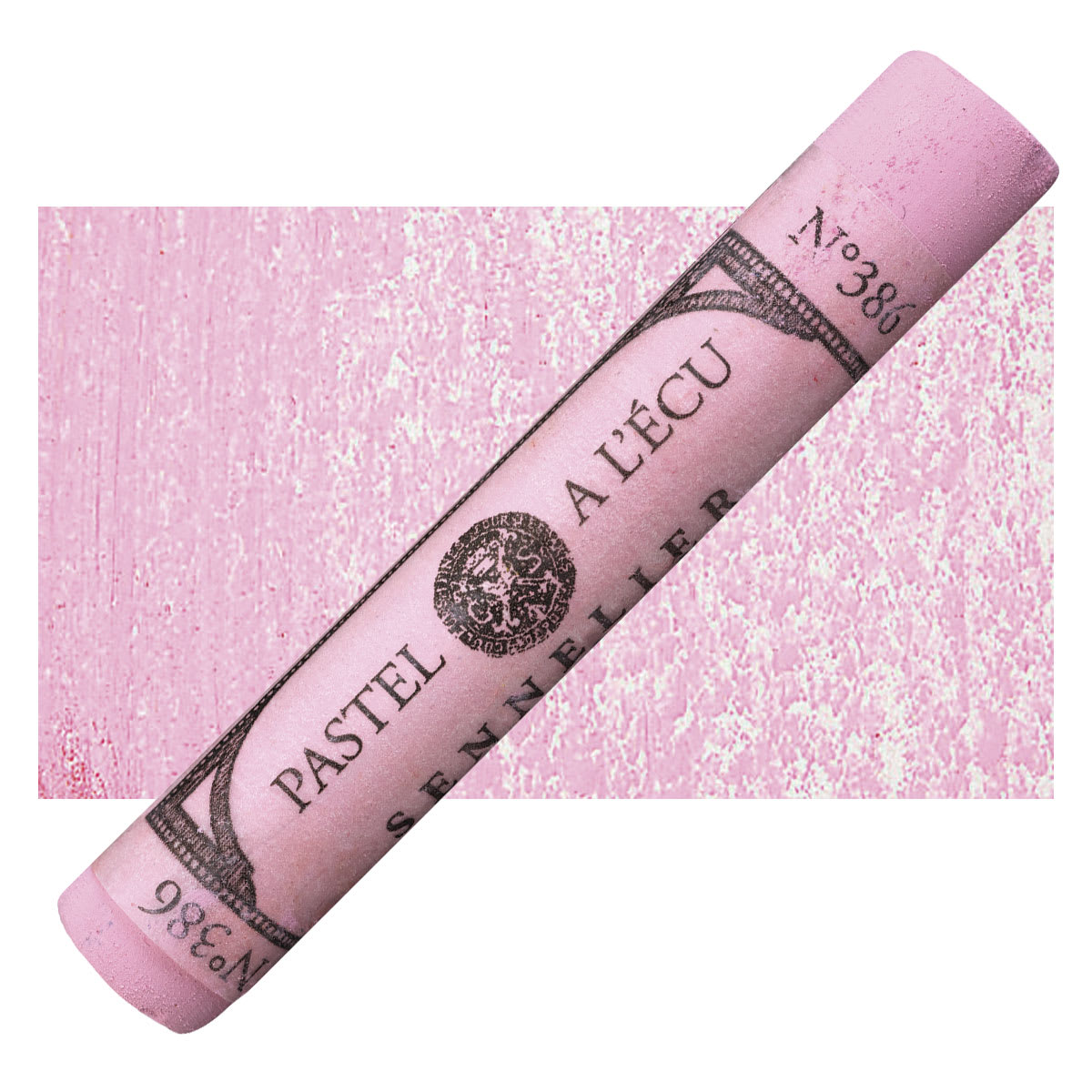 Sennelier Soft Pastel - Madder Carmine 386 pastel and swatch