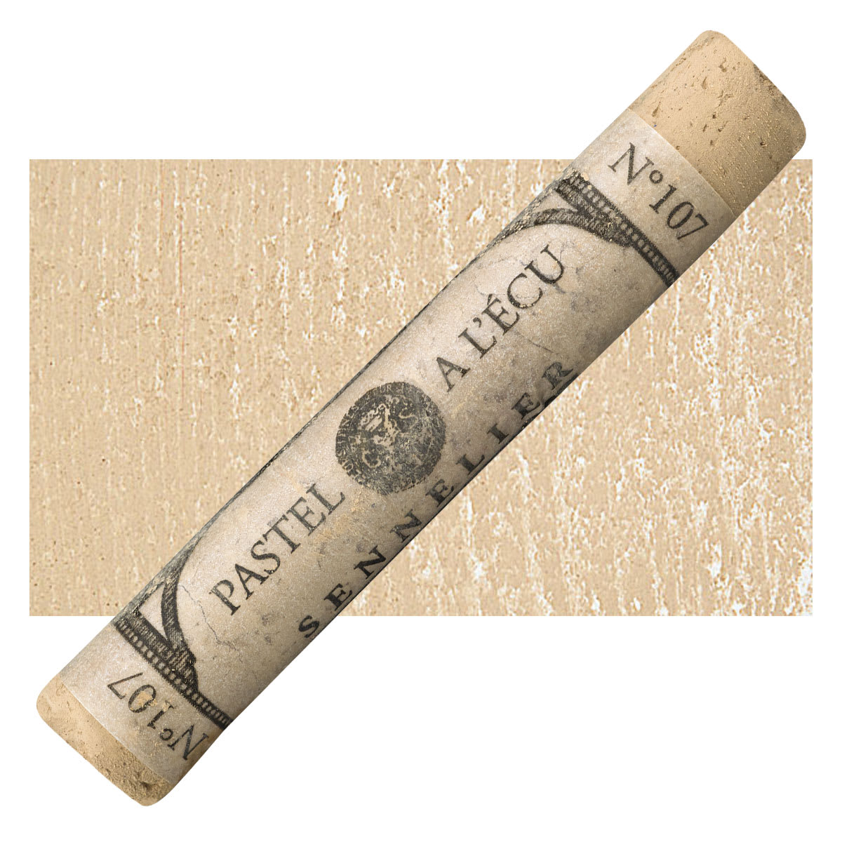 Sennelier Soft Pastel - Mummy 107 pastel and swatch
